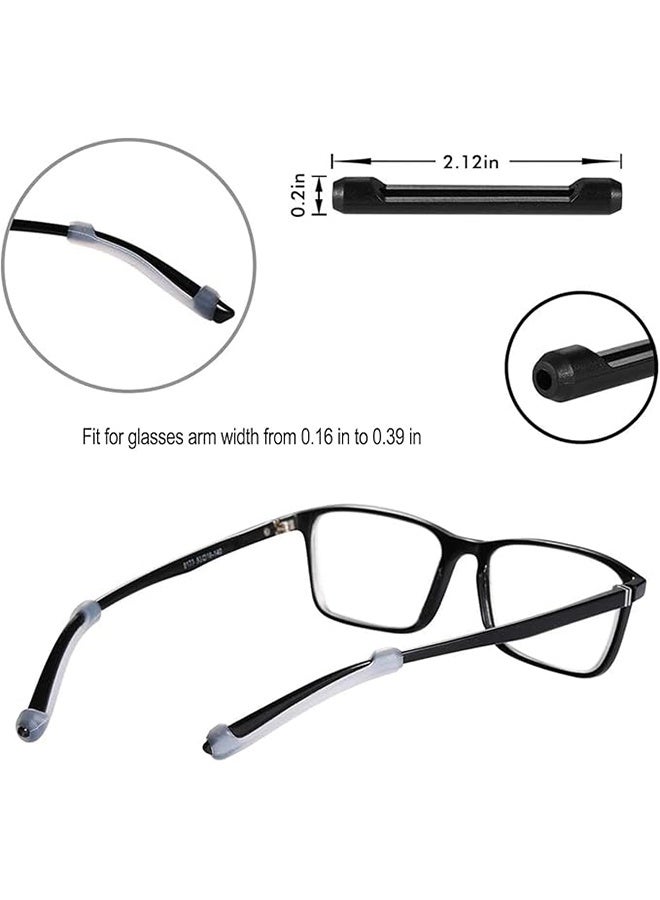 16 Pairs Eyeglasses Retainers and 3Pcs Eye Glasses String Holder Strap, Premium Silicone Anti-Slip Eyeglass Holder, Comfort Ear Grip Hooks Protectors for Spectacle Sunglasses Reading Glasses Eyewears - Image 5